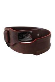 Dark Brown Genuine Leather Belt