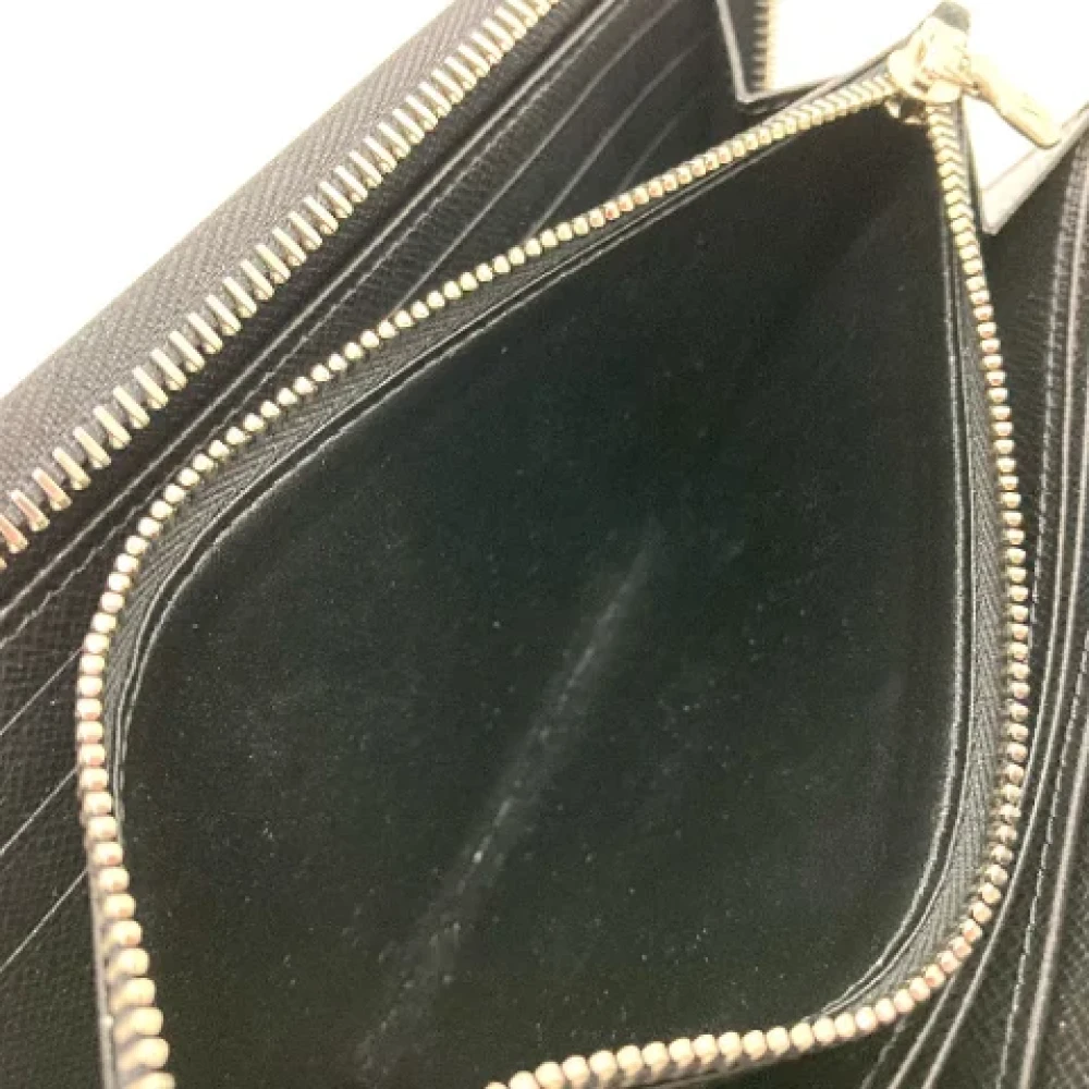 Louis Vuitton Vintage Pre-owned Leather wallets Black Dames
