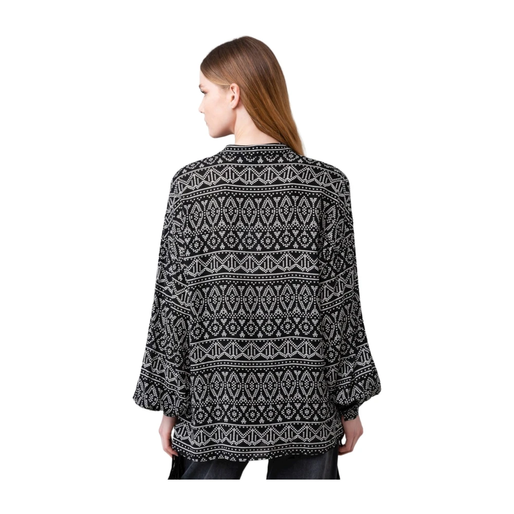 Gaëlle Paris Lange Mouw Blouse Black Dames