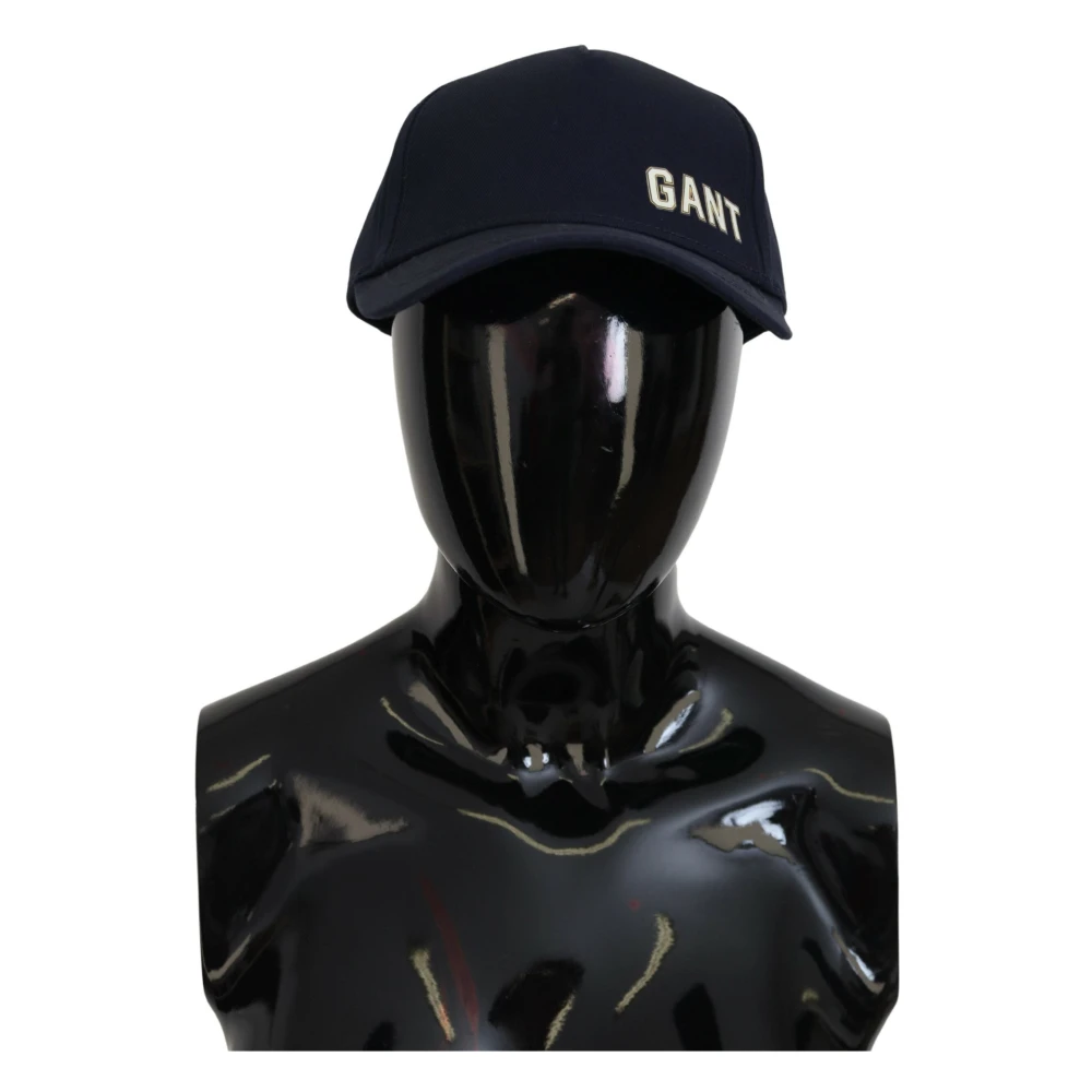 Gant Stijlvolle Blauwe Katoenen Baseballpet Blue Heren
