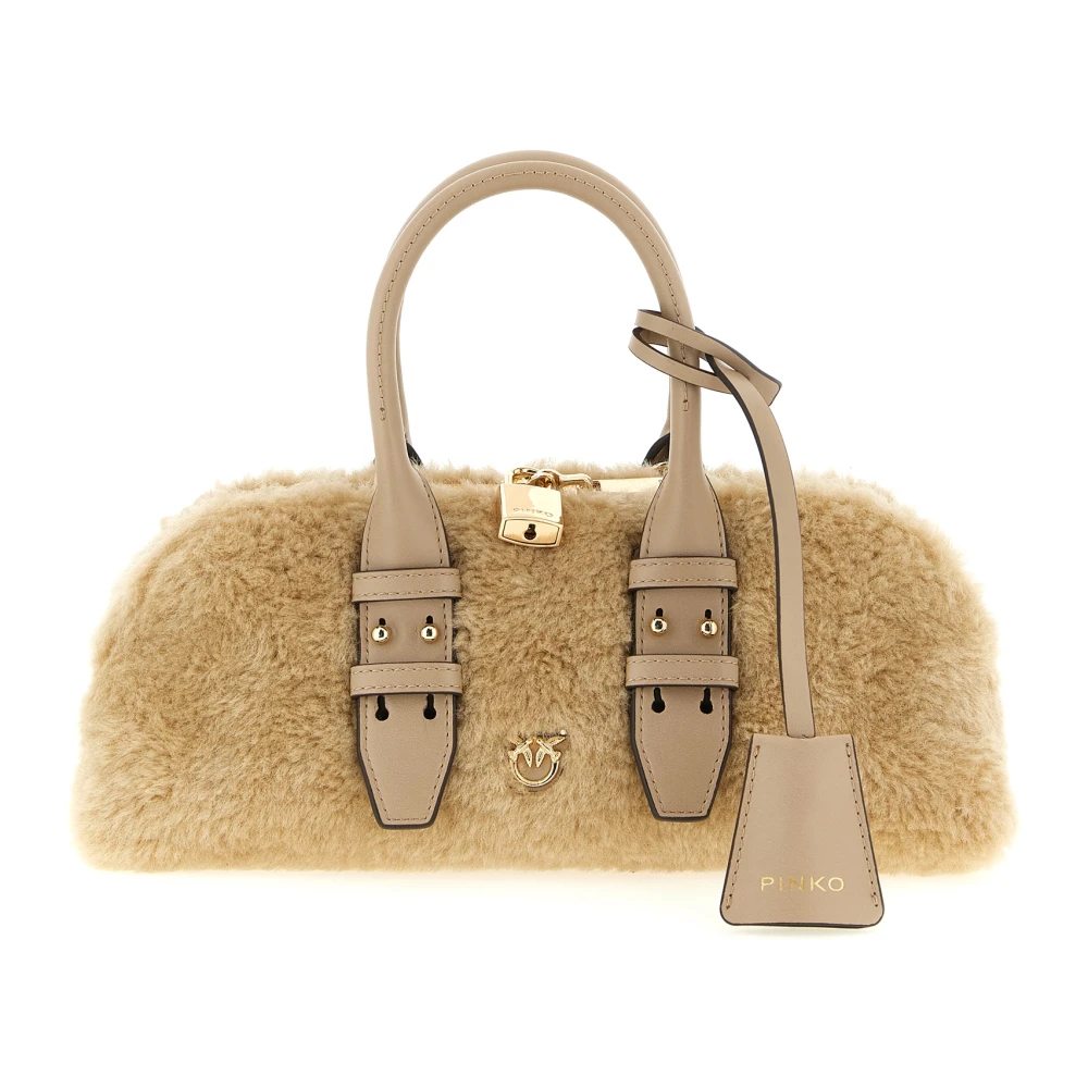 Pinko , Handbags, Female, Beige, One Size, Escape Bag Horizontal