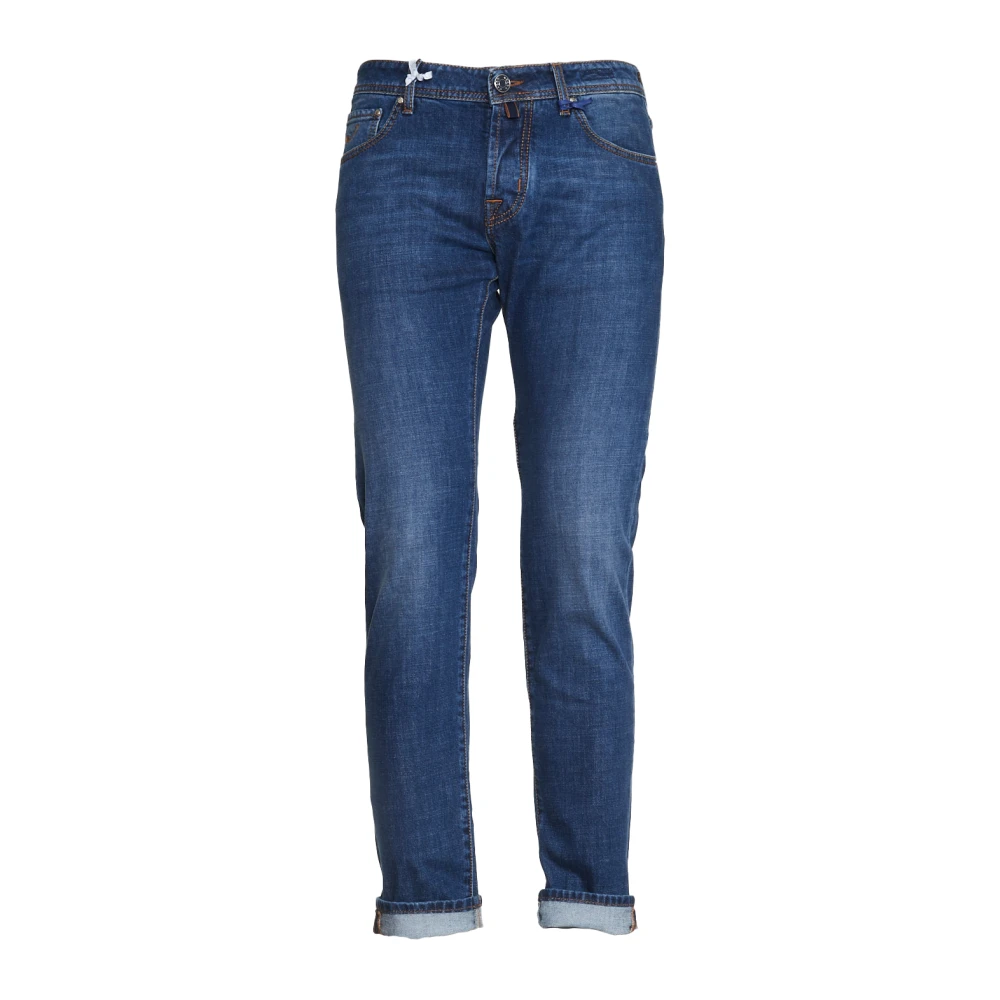 Jacob Cohën Donkere Denim Jeans voor Heren Aw23 Blue Heren