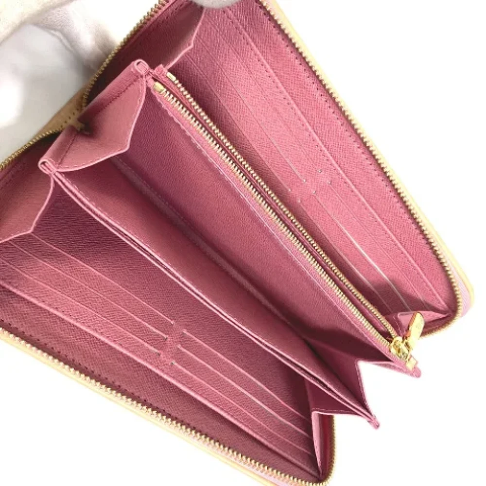 Louis Vuitton Vintage Pre-owned Denim wallets Pink Dames