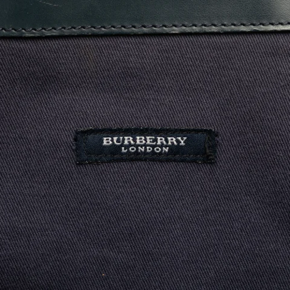 Burberry Vintage Pre-owned Canvas totes Blue Dames