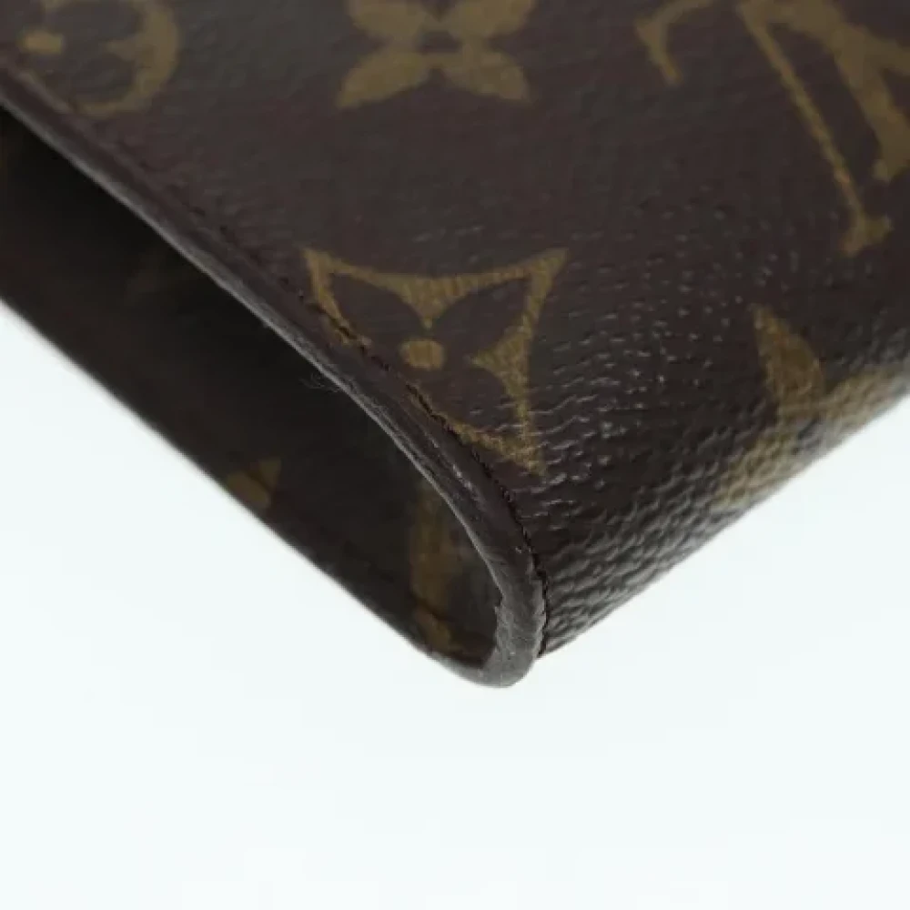 Louis Vuitton Vintage Pre-owned Canvas clutches Brown Dames