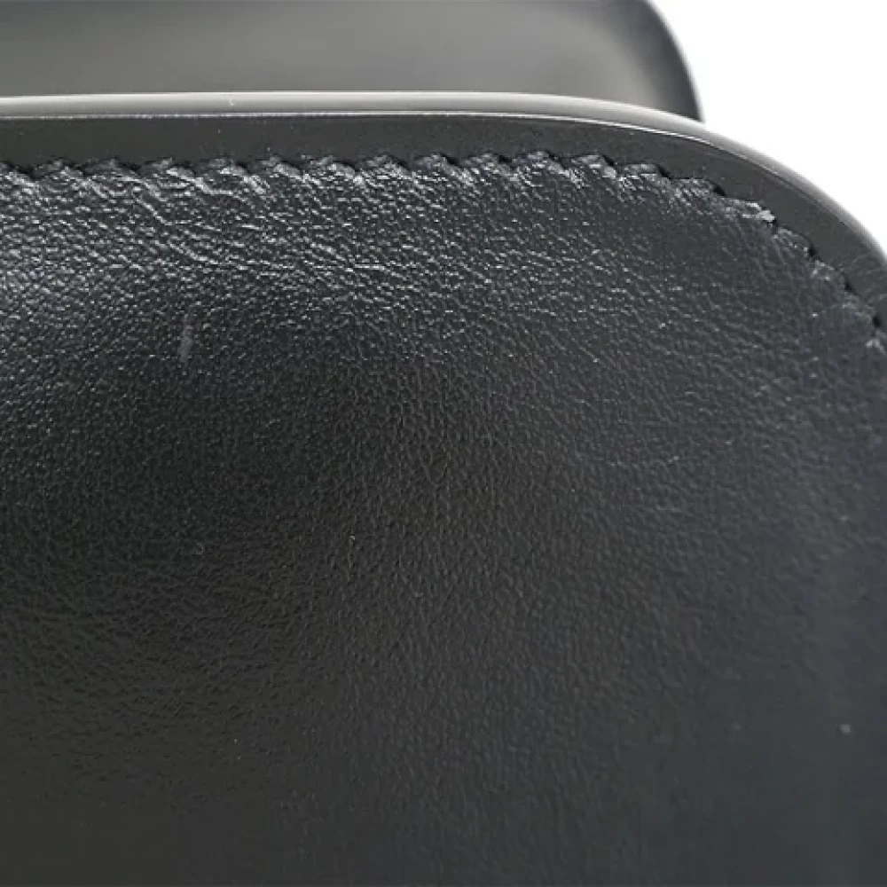 Yves Saint Laurent Vintage Pre-owned Leather handbags Black Dames