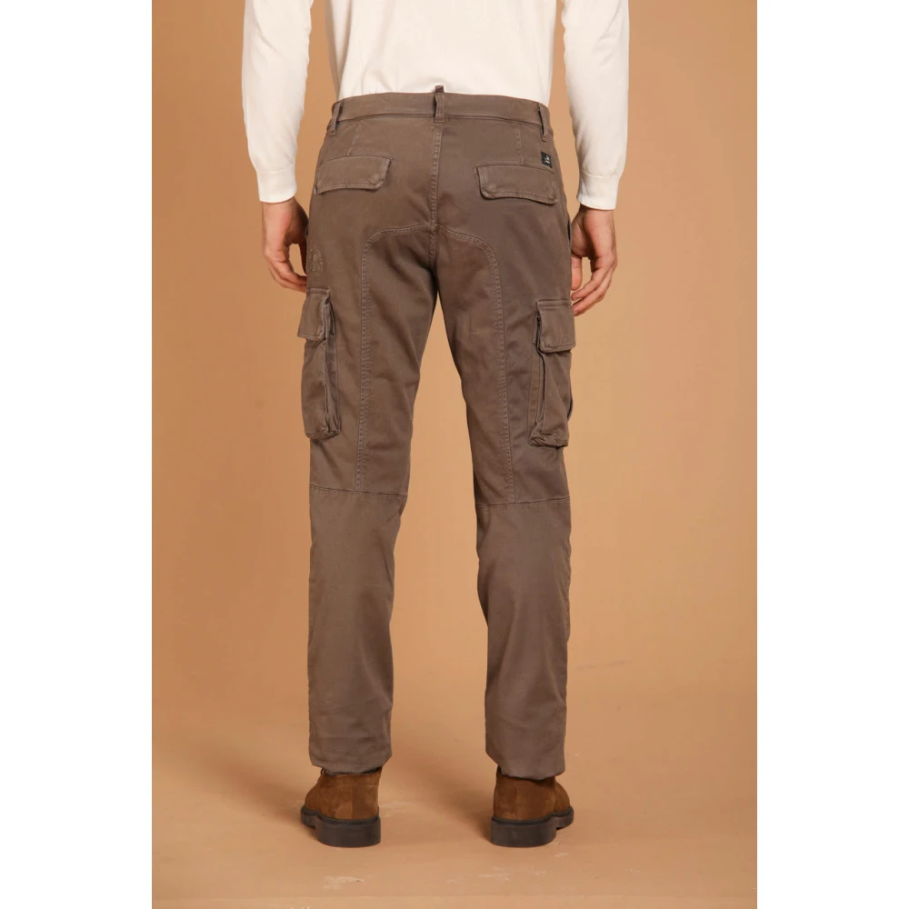 Mason's Extra Slim Fit Cargo Broek Brown Heren