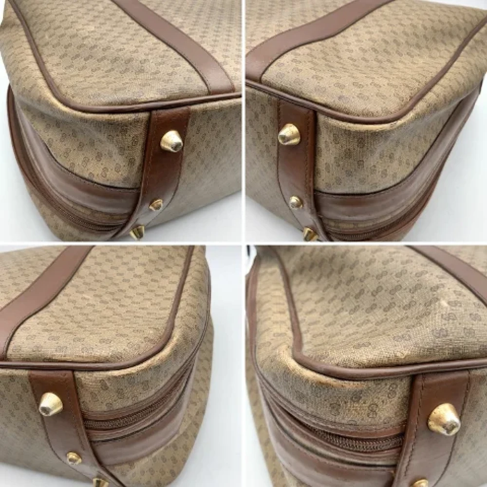 Gucci Vintage Pre-owned Canvas gucci-bags Brown Dames