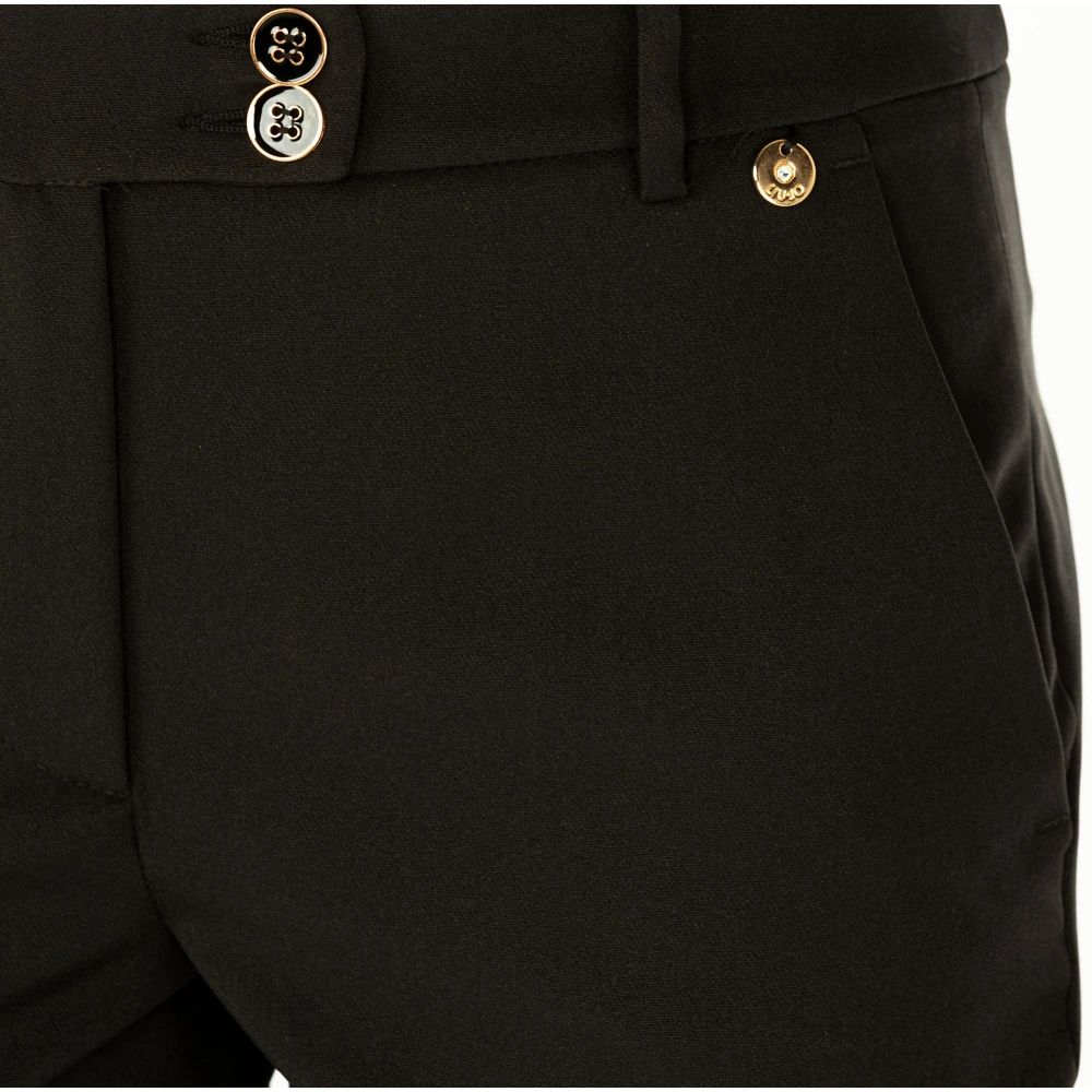 Liu Jo Elegante Zomer Cigarette Broek Black Dames