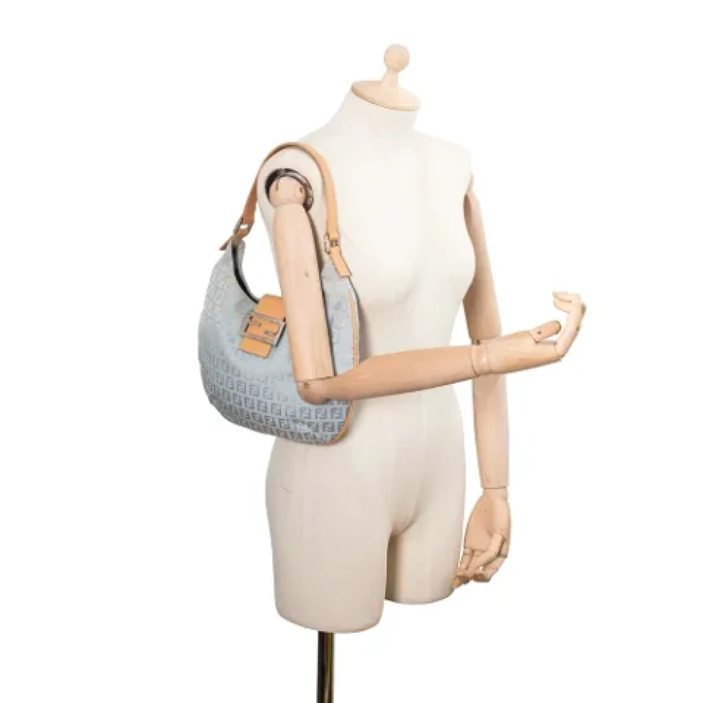 Fendi Vintage Pre-owned Canvas fendi-bags Blue Dames