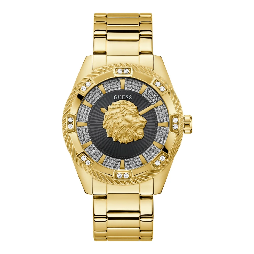 Guess Men's Yellow Watches, One Size, Watch Beast Gw0783g1
