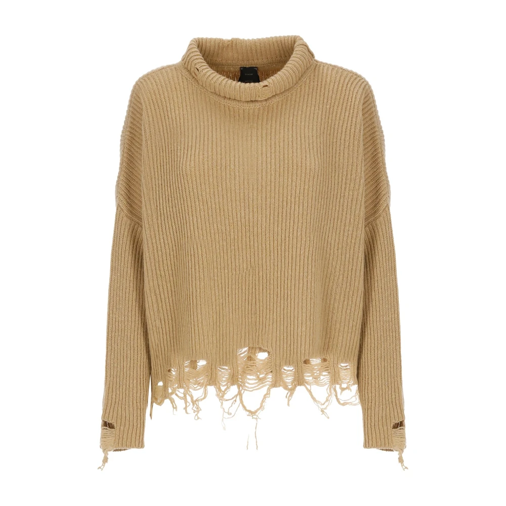 Pinko Round-neck Coltrui Beige Dames