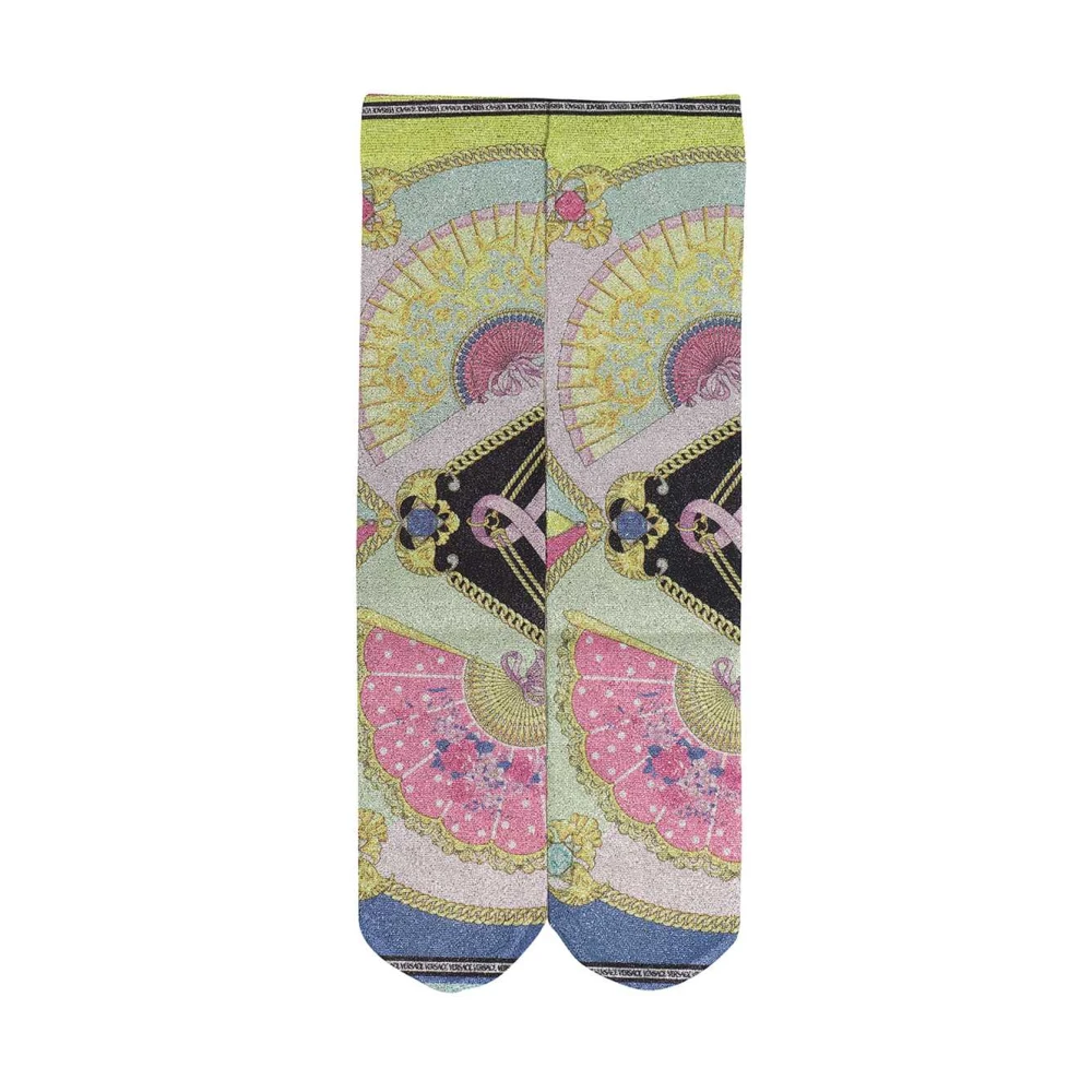 Versace Sokken met All-Over Print Multicolor Dames