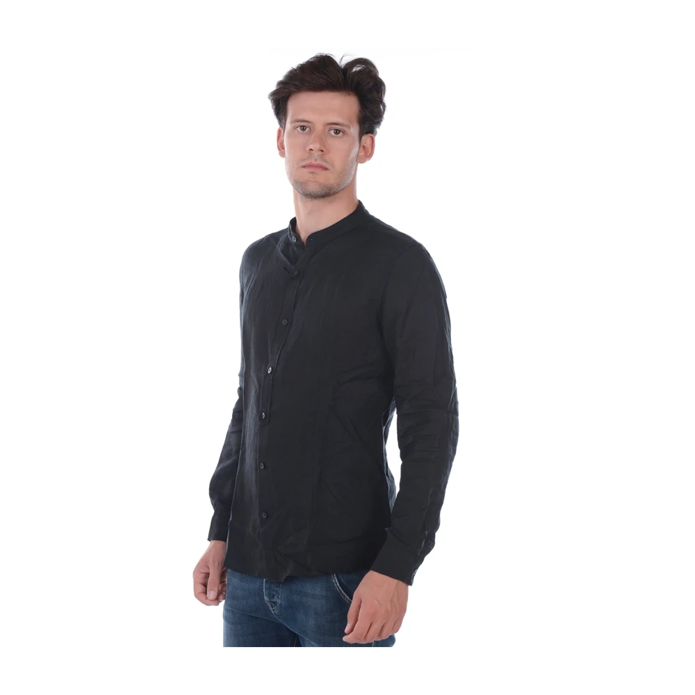 Daniele Alessandrini Riandolo Overhemd Black Heren