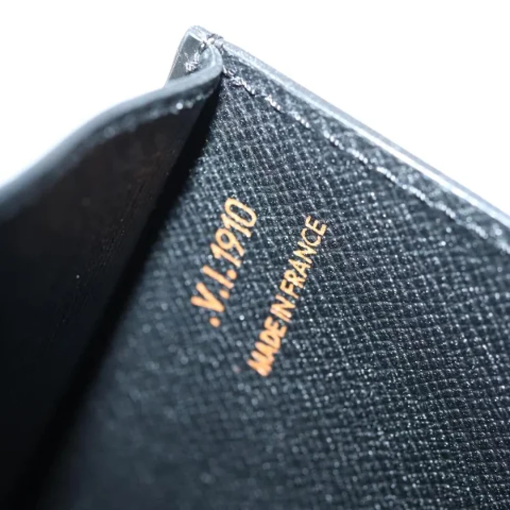 Louis Vuitton Vintage Pre-owned Leather clutches Black Dames