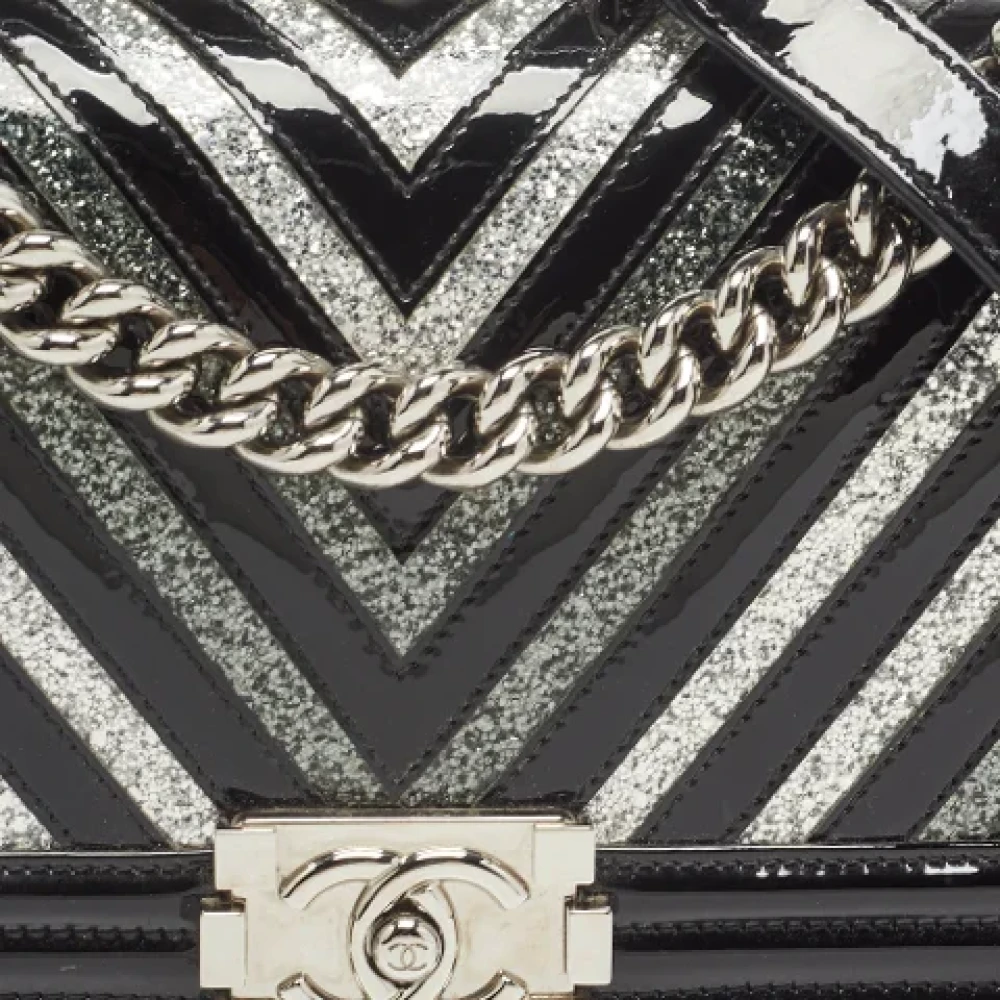 Chanel Vintage Pre-owned Leather chanel-bags Black Dames