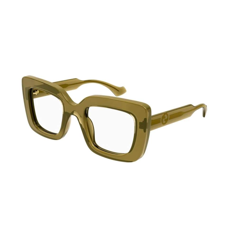 Gucci Geel Montuur Zonnebril Yellow Unisex