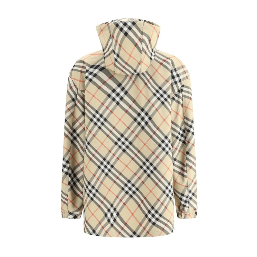 Burberry Archiefruitjes Hoge Kraag Jas Brown Dames