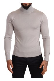 Grå Cashmere Turtleneck Tröja