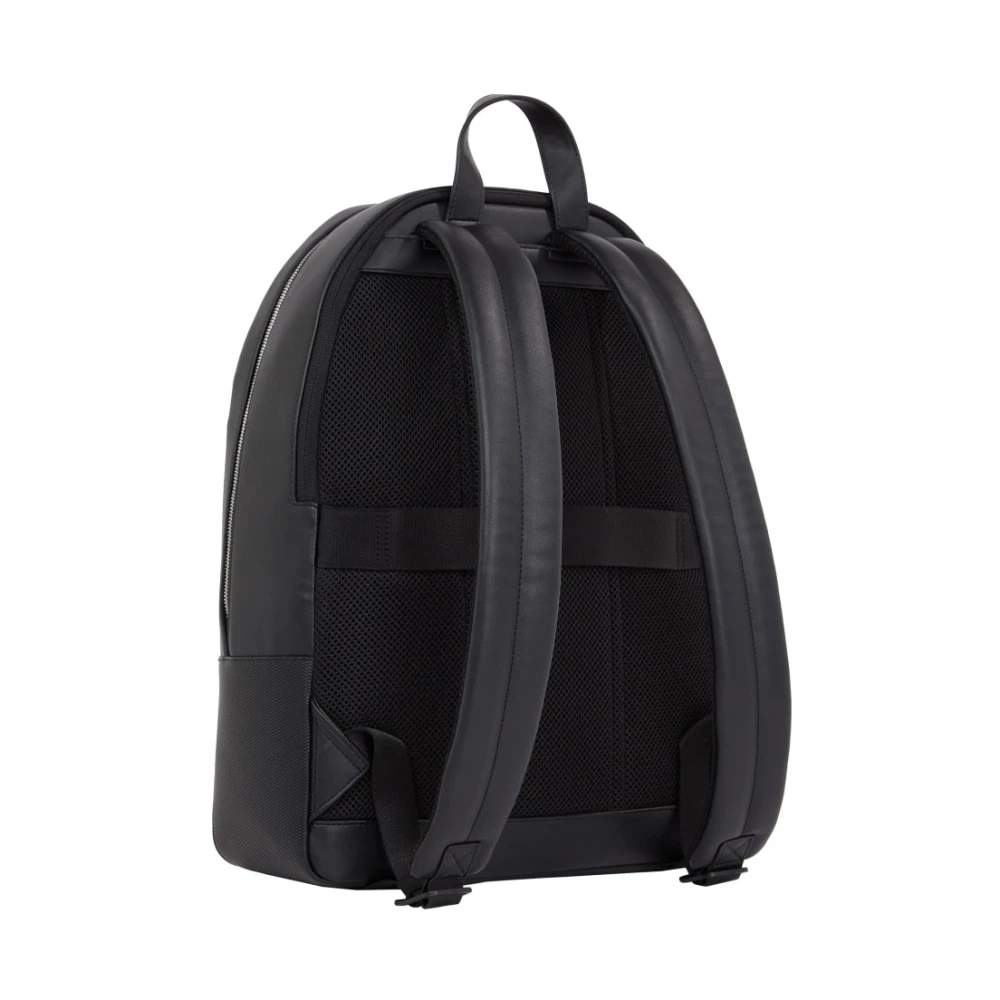 Tommy Hilfiger Zwarte Dome Rugzak voor Mannen Black Heren