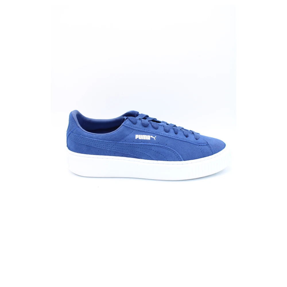 Puma Suede Platform Sneakers Heren Schoenen Blauw