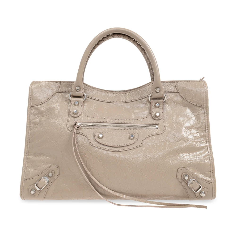 Balenciaga Väska Le City Medium Beige, Dam