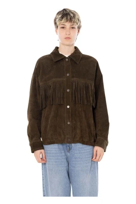 Suede Fringed Jacket