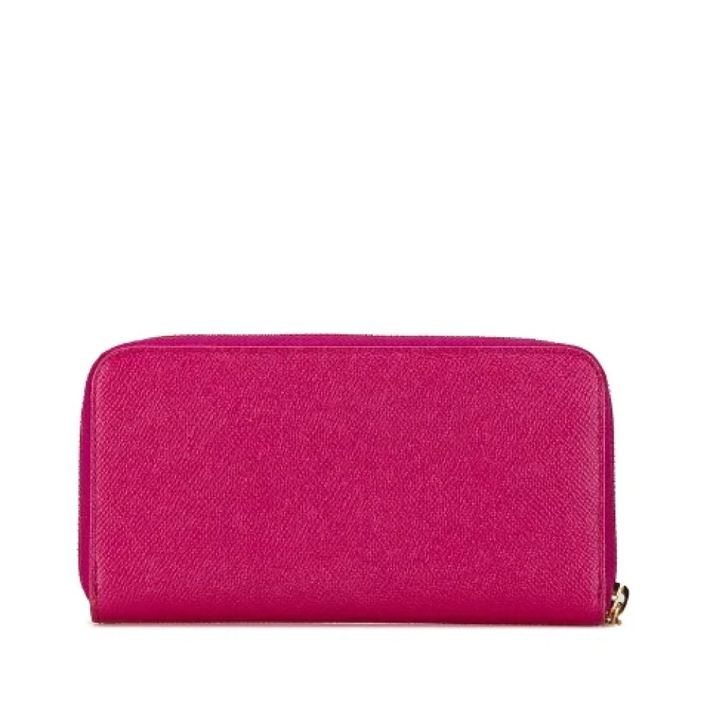 Bvlgari Vintage Pre-owned Leather wallets Pink Dames