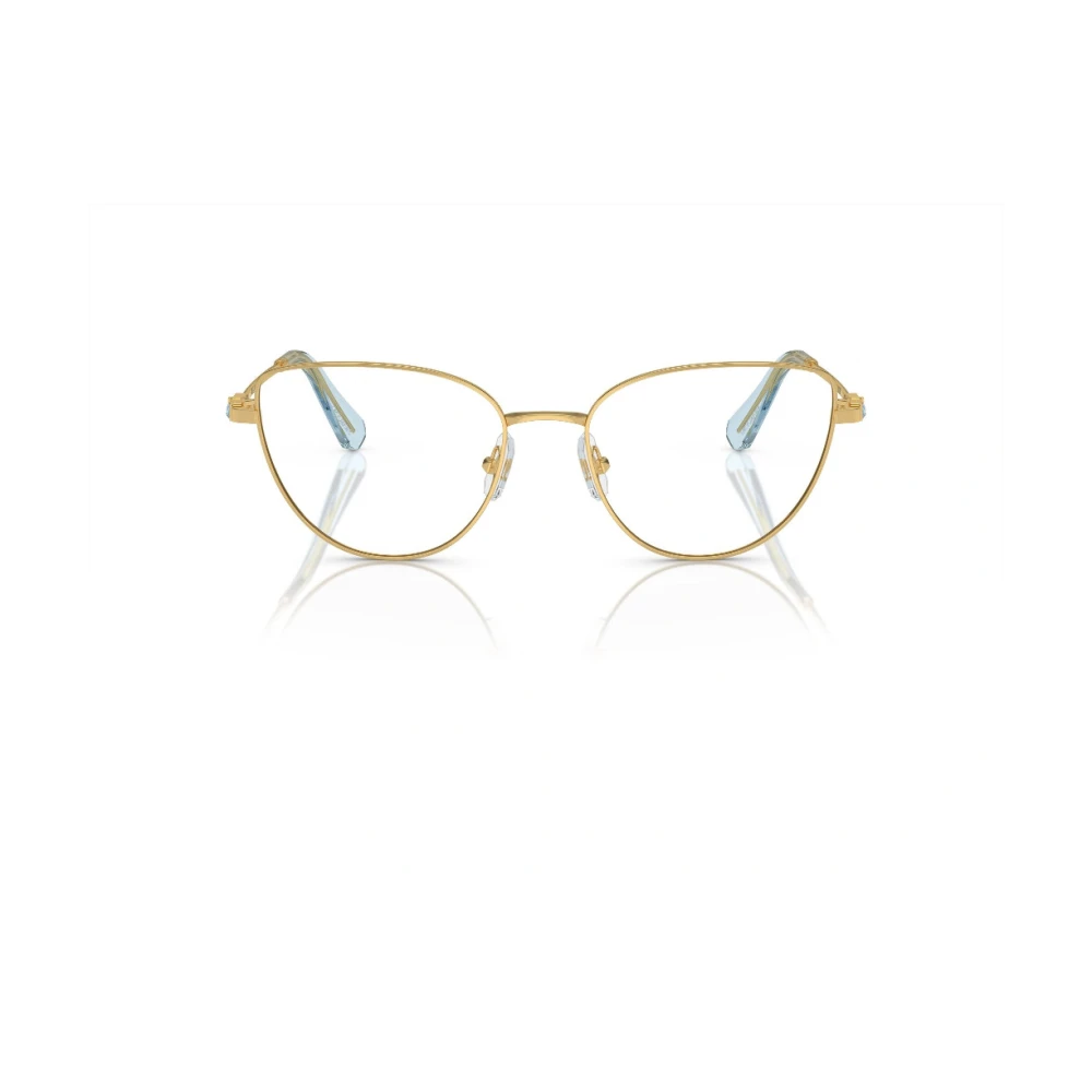 Swarovski Elegant Metalen Montuur met Strass Detail Yellow Unisex