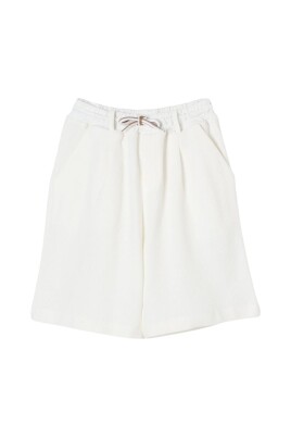white-drawstring-waist-kids-shorts