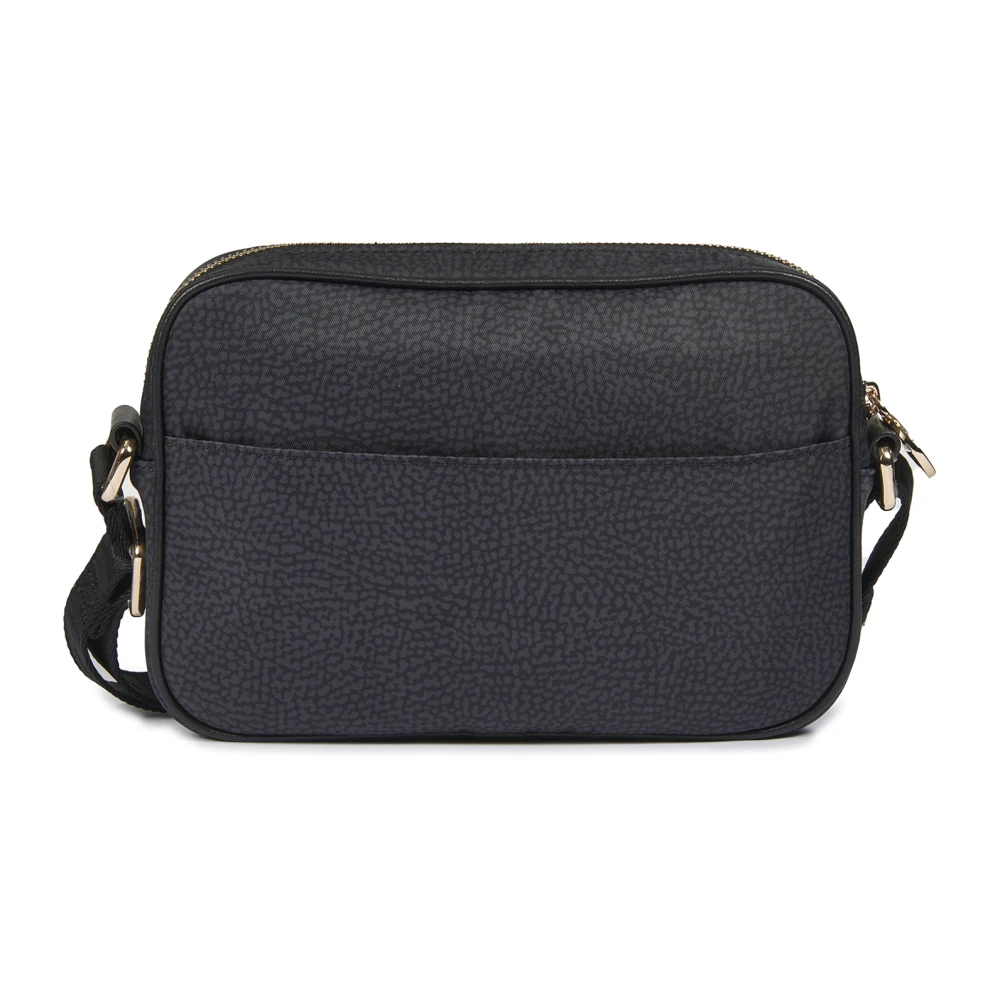Borbonese Compacte cameratas van donker nylon Black Dames