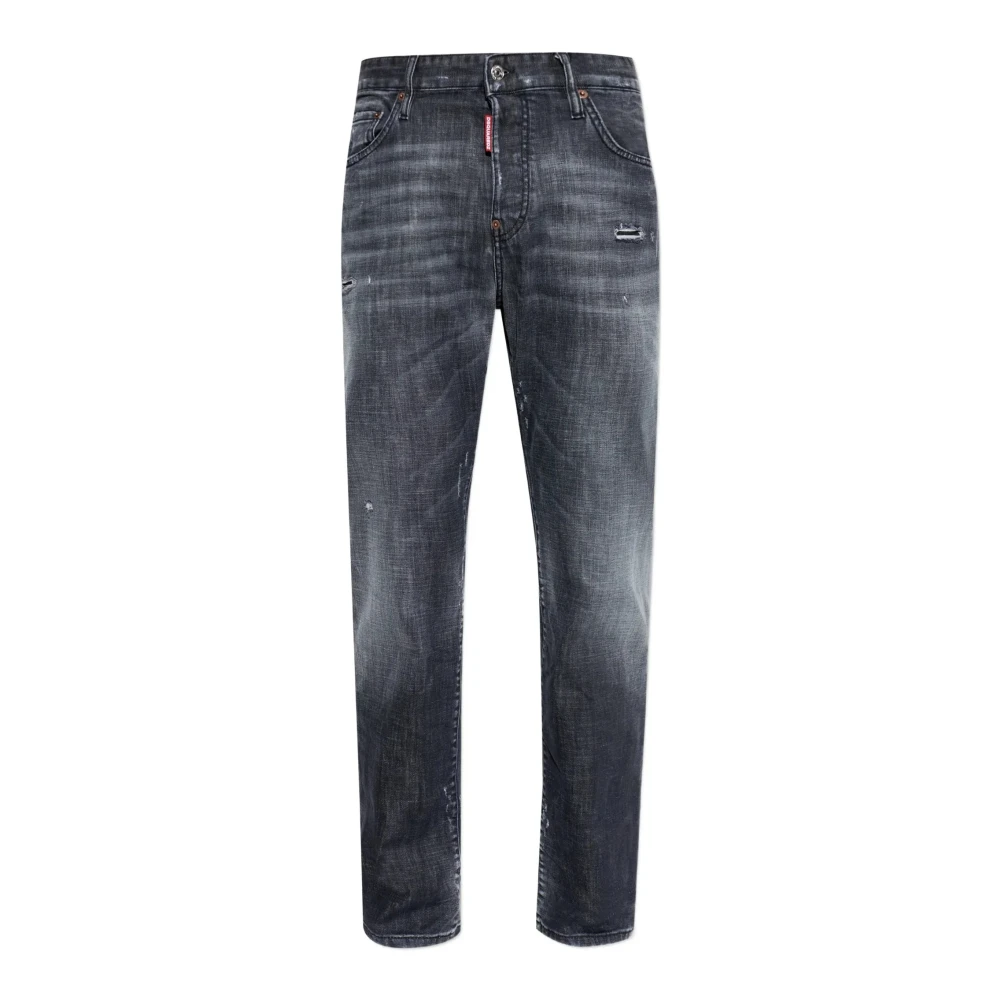 Dsquared2 Black Slim Fit Jeans, Male, L, Slim-Fit Jeans