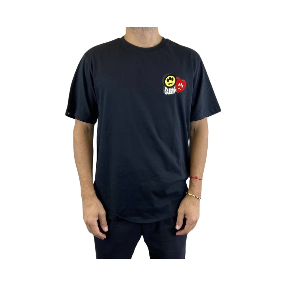 Barrow Zwarte korte mouwen T-shirt Black Heren