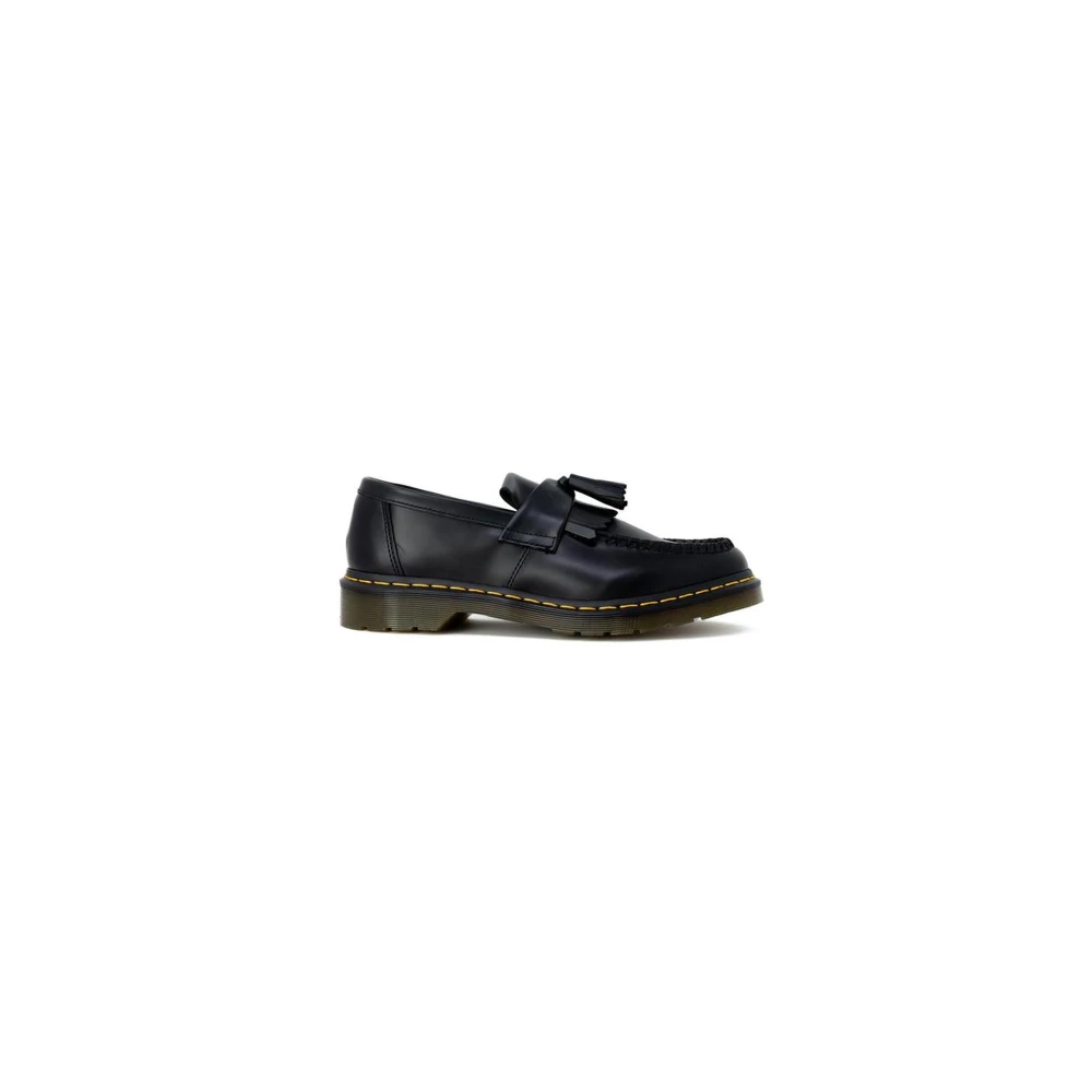 Dr. Martens Unisex Black Smooth Scarpe Adrian Ys 7.5 - Immagine 4