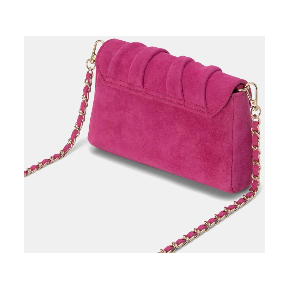 Alma en Pena Vierkante Diamanten Schoudertas Pink Dames
