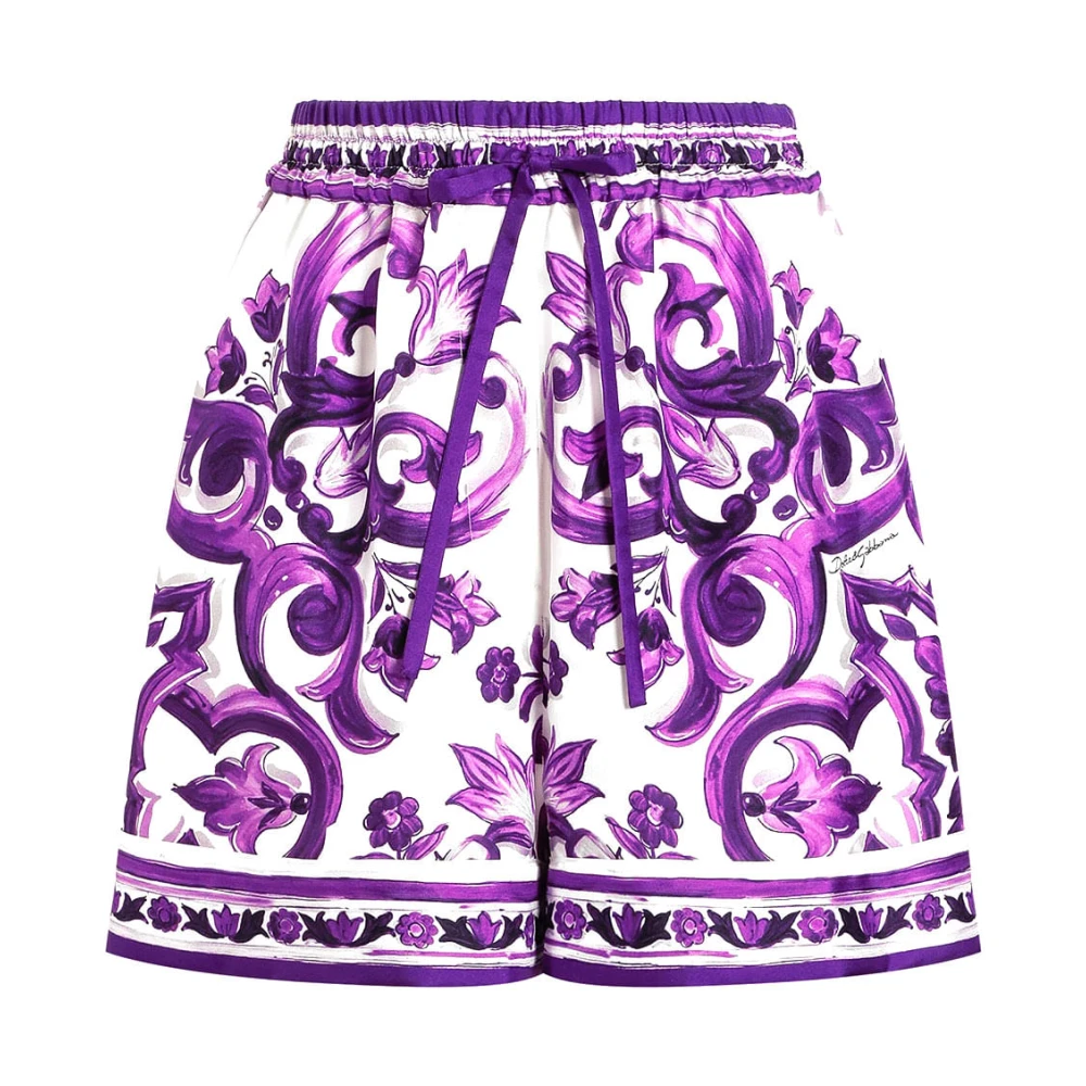 Dolce & Gabbana Women's Purple Stylish Trousers For Men