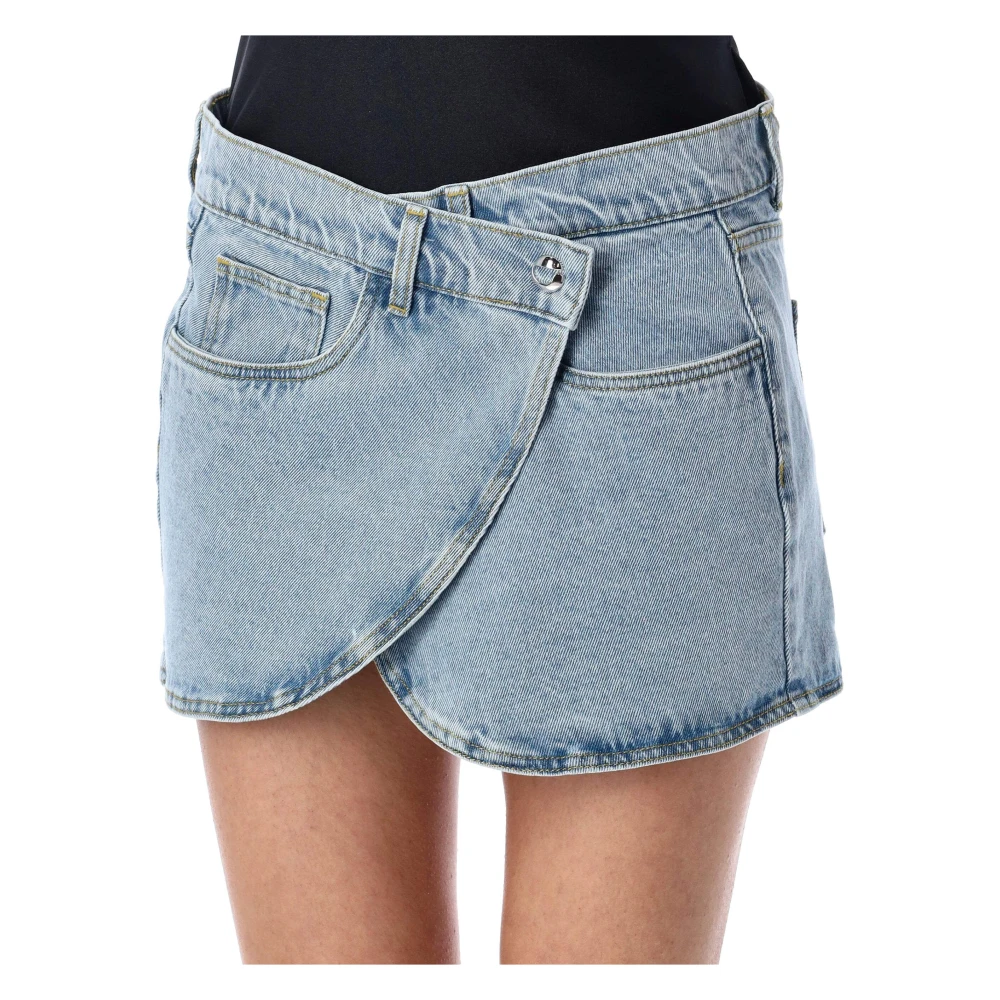 Coperni Denim Mini Rok Blue Dames