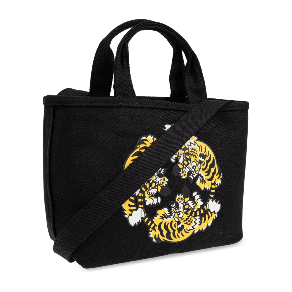 Kenzo Handtas met tijger motief Black Dames