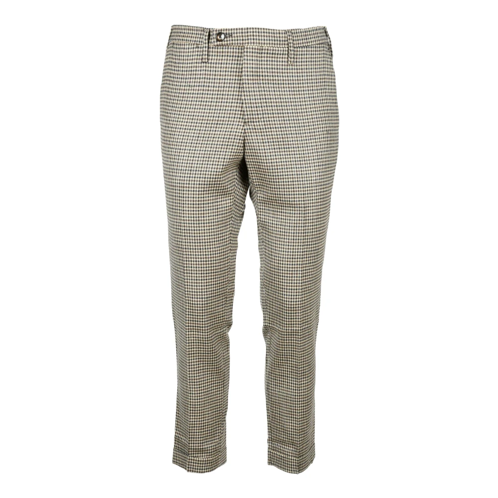 Michael Coal Wolmix Stretchbroek Beige Heren