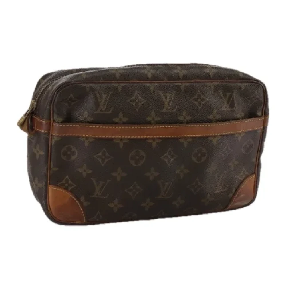 Louis Vuitton Vintage Pre-owned Canvas clutches Brown Dames