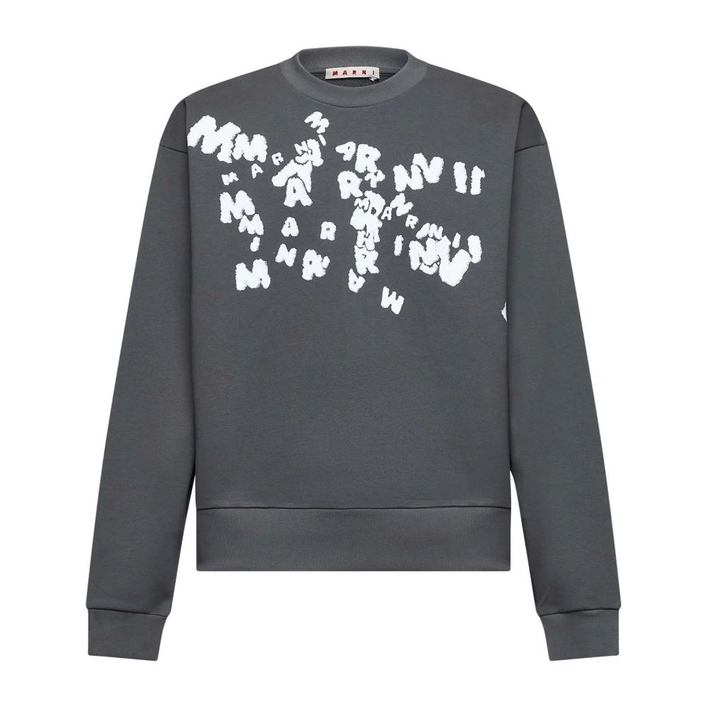 Marni Mens Gray Sweatshirts Stylish Fashion Collection Small | Miinto