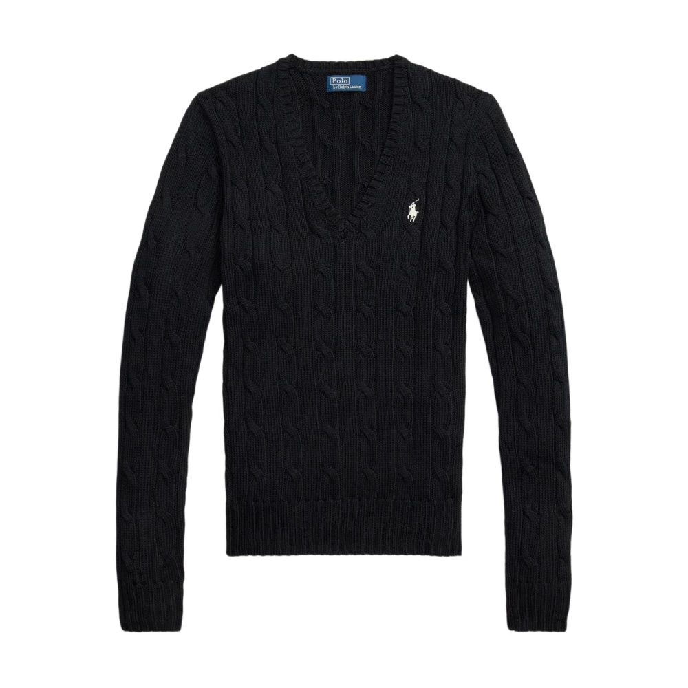 Polo Ralph Lauren Svart V-Neck Knitwear