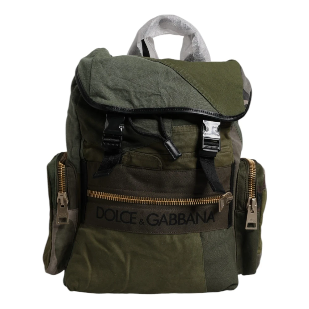 Dolce & Gabbana Unisex Green Backpack Bag