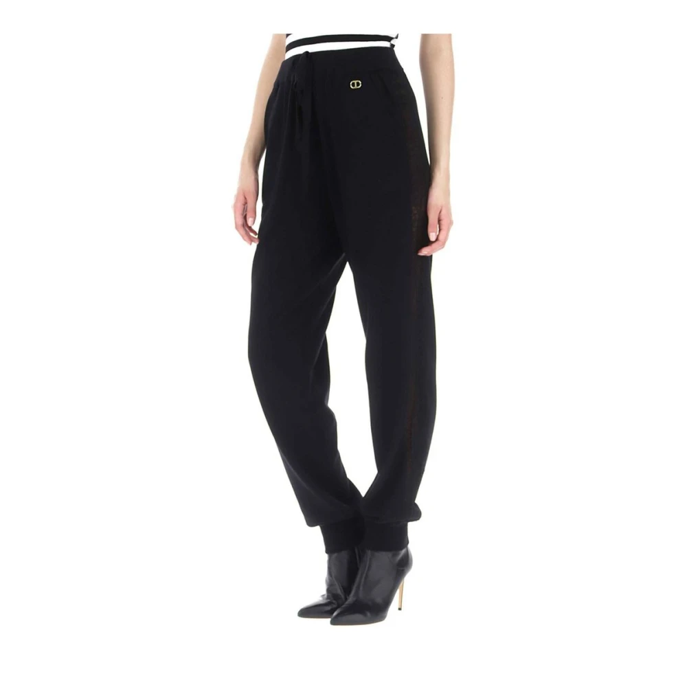Twinset Broek Black Dames