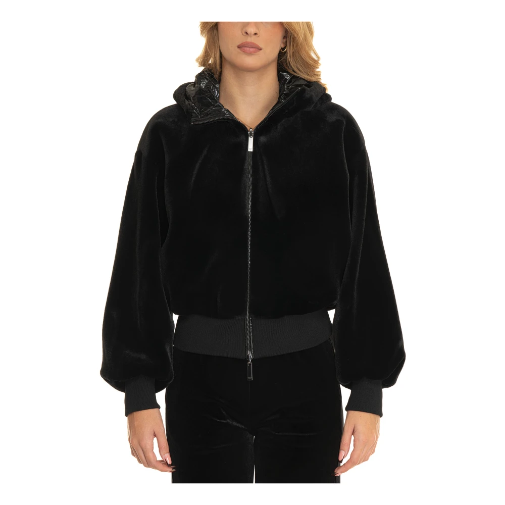 Emporio Armani Pufferjas voor Mannen Black Dames