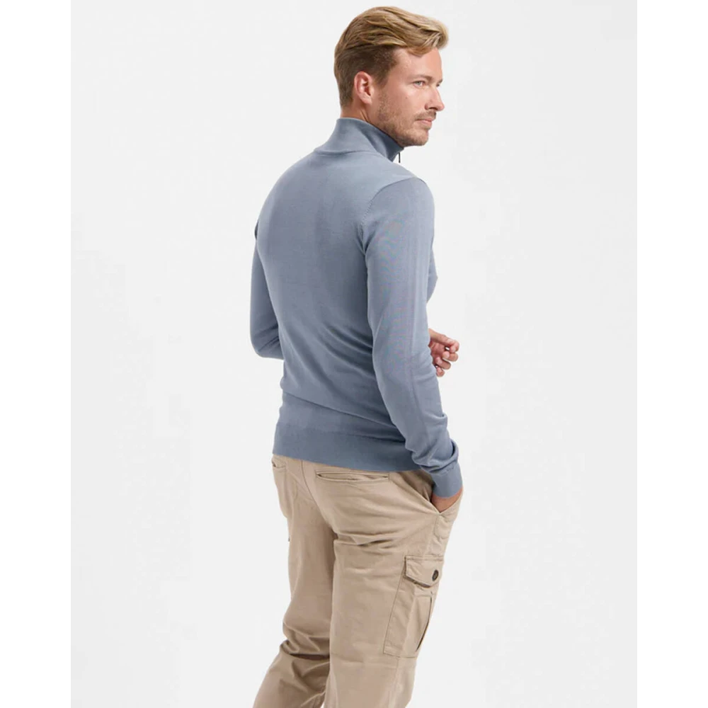 Saint Steve Hoodie met Hilco Design Blue Heren