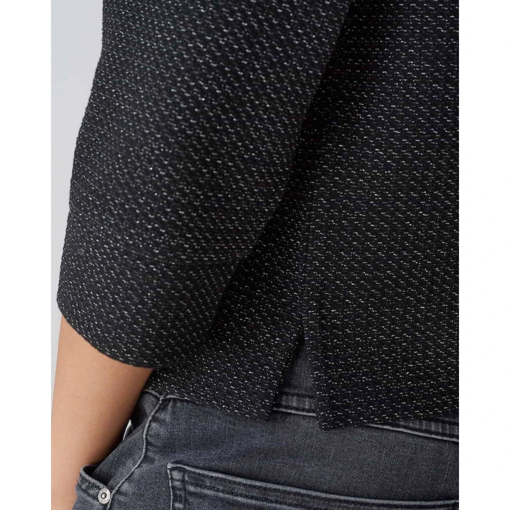 Opus Stijlvolle Sweatshirt Gesche Black Dames