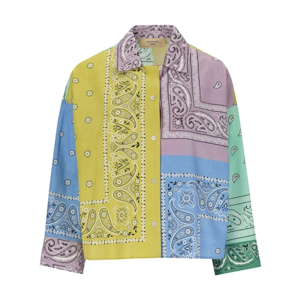 Weekend Max Mara Women's Multicolor Shirts, M, Lampone Shirt