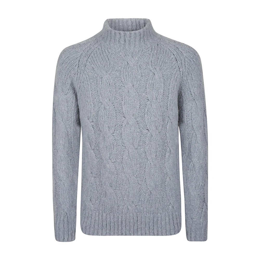Eleventy Cashmere Alpaca Coltrui Trui Blue Heren