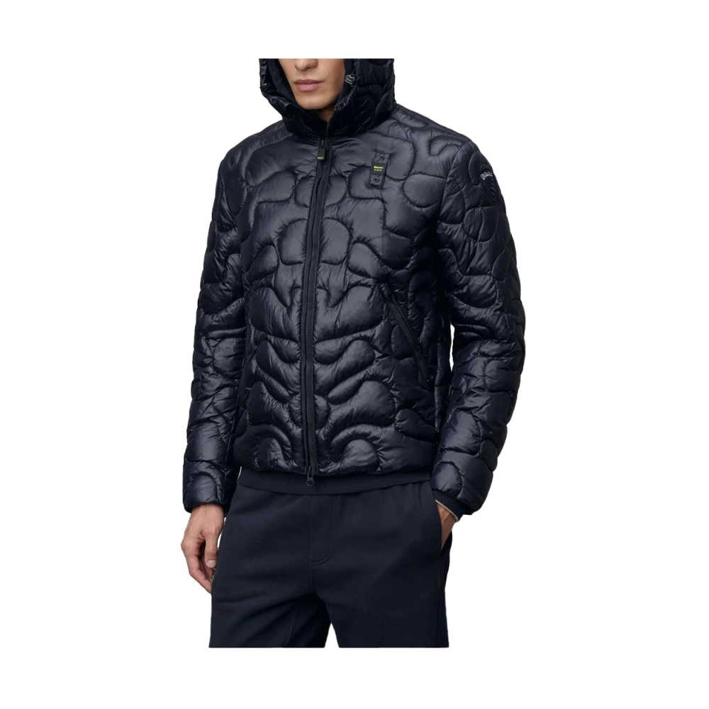 Blauer Blauwe veelzijdige hoogwaardige herenjas Blue Heren